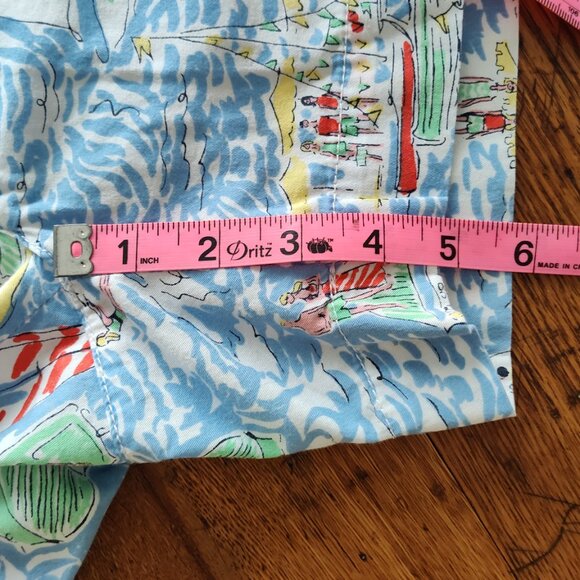 Lilly Pulitzer ~ Callahan Shorts ~ Get Nauti ~ Size 00 ~ Pre-Owned - Picture 10 of 12